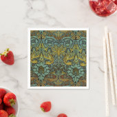 William Morris Peacock Dragon Wallpaper Serviette (Beispiel)