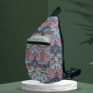 William Morris Peacock und Dragon Crossbody Bag