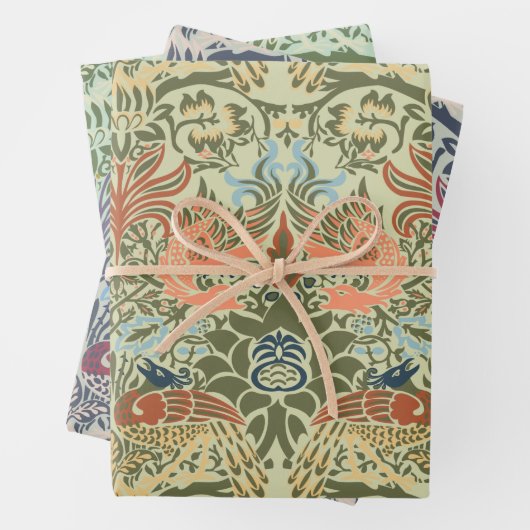 William Morris Peacock und Dragon Geschenkpapier Set (Beispiel)