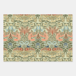 William Morris Peacock und Dragon Geschenkpapier Set