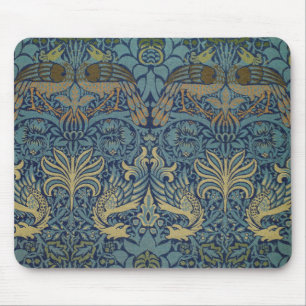 William morris Peacock und Dragon Mousepad