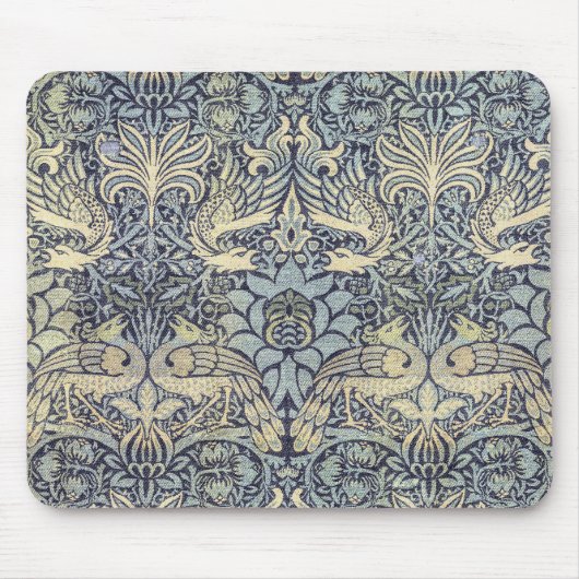 William Morris Peacock und Dragon Mousepad (Vorne)