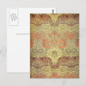 William Morris Peacock und Dragon Pattern Postkarte (Vorne/Hinten)