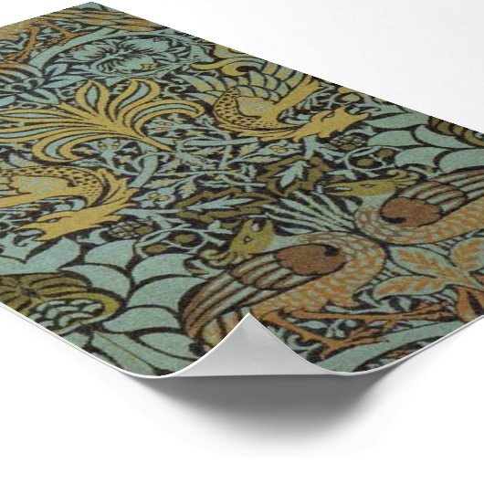 William Morris , Peacock und Dragon Print Poster (Ecke)