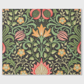 William Morris Persian Floral Antique Geschenkpapier (Flach)