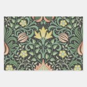 William Morris Persian Floral Antique Geschenkpapier Set (Vorderseite 3)
