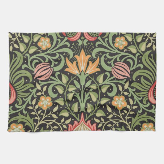 William Morris Persian Floral Antique Geschirrtuch (Horizontal)