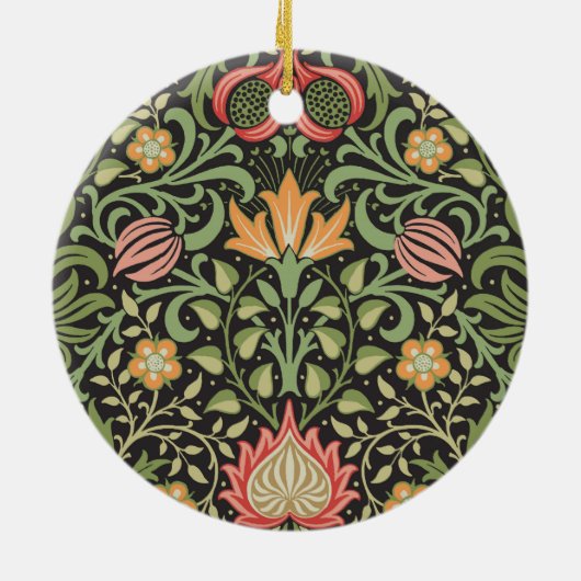 William Morris Persian Floral Antique Keramik Ornament (Hinten)