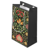 William Morris Persian Floral Antique Kleine Geschenktüte (Rückseite Schrägansicht)