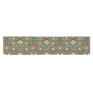 William Morris Persian Floral Antique Kurzer Tischläufer