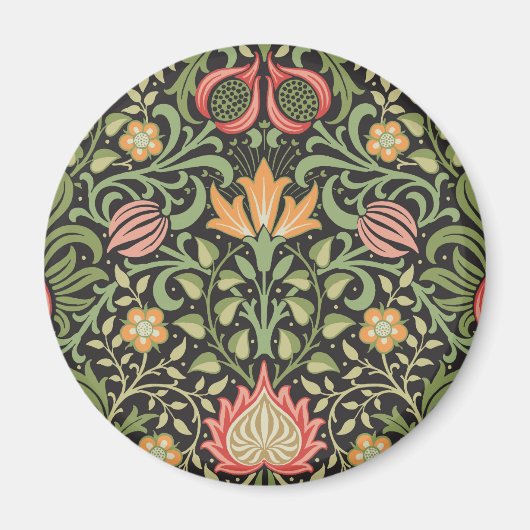 William Morris Persian Floral Antique Magnet (Vorne)