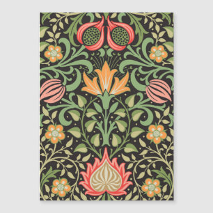 William Morris Persian Floral Antique Magnetkarte