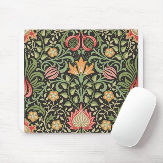 William Morris Persian Floral Antique Mousepad (Mit Mouse)