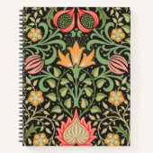 William Morris Persian Floral Antique Notizblock (Vorderseite)