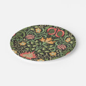 William Morris Persian Floral Antique Pappteller (Schrägansicht)