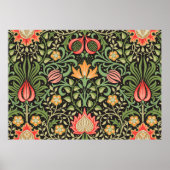 William Morris Persian Floral Antique Poster (Vorne)