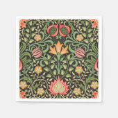 William Morris Persian Floral Antique Serviette (Vorderseite)