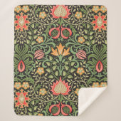 William Morris Persian Floral Antique Sherpadecke (Vorderseite)