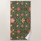 William Morris Persian Floral Antique Strandtuch (Vorderseite)