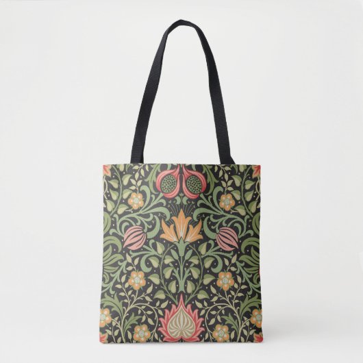 William Morris Persian Floral Antique Tasche (Vorderseite)