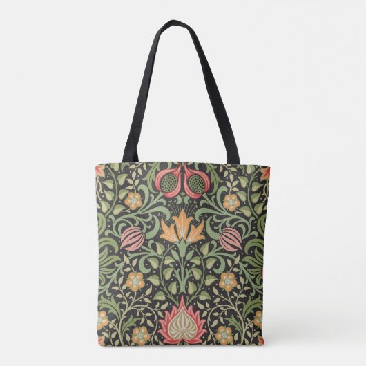 William Morris Persian Floral Antique Tasche (Rückseite)