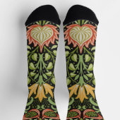 William Morris Persian Floral Botanical Design Socken (Oben)