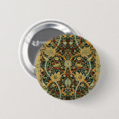 William Morris Persian Oriental Tepet Art Button (Vorne & Hinten)