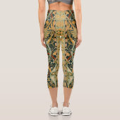 William Morris Persian Oriental Tepet Art Capri Leggings (Rückseite)