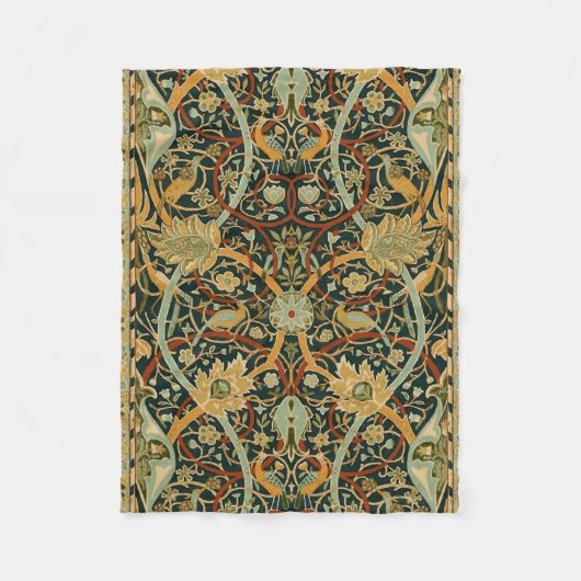 William Morris Persian Oriental Tepet Art Fleecedecke (Vorderseite)