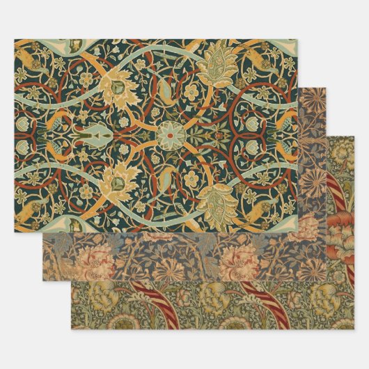 William Morris Persian Oriental Tepet Art Geschenkpapier Set (Set)