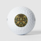 William Morris Persian Oriental Tepet Art Golfball (Vorderseite)