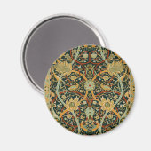 William Morris Persian Oriental Tepet Art Magnet (Vorderseite/Rückseite)