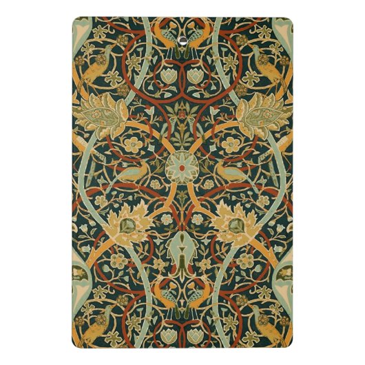 William Morris Persian Oriental Tepet Art Mini Klemmbrett (Rückseite)