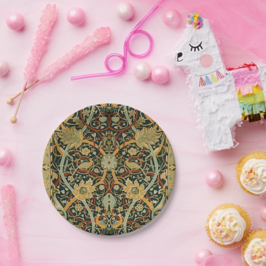 William Morris Persian Oriental Tepet Art Pappteller (Party)