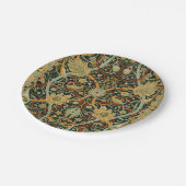 William Morris Persian Oriental Tepet Art Pappteller (Schrägansicht)