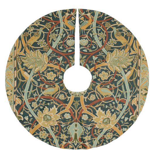 William Morris Persian Oriental Tepet Art Polyester Weihnachtsbaumdecke (Vorderseite)