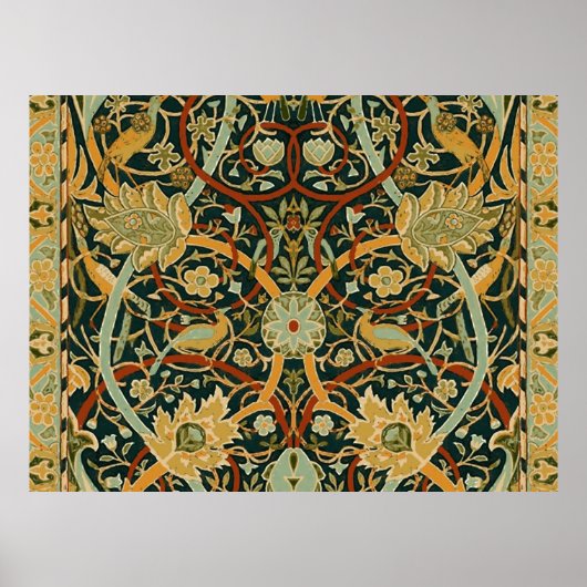 William Morris Persian Oriental Tepet Art Poster (Vorne)