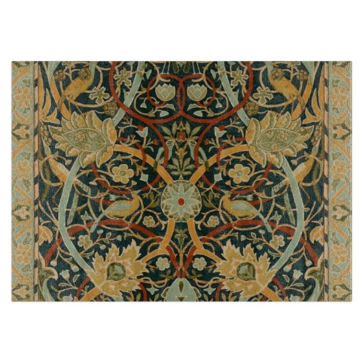 William Morris Persian Oriental Tepet Art Schneidebrett (Vorderseite)
