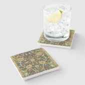 William Morris Persian Oriental Tepet Art Steinuntersetzer (Seitenansicht)