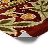 William Morris Persian Tepet Art Print Design Poster (Ecke)