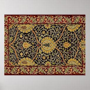 William Morris Persian Tepet Art Print Design Poster