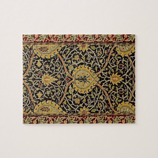 William Morris Persian Tepet Art Print Design Puzzle (Horizontal)