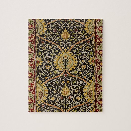 William Morris Persian Tepet Art Print Design Puzzle (Vertikal)