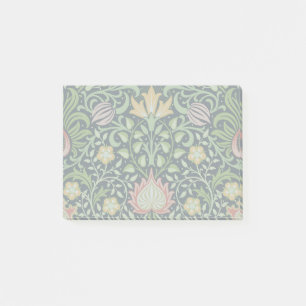 William Morris Persisch Schwarze Blumengestaltung Post-it Klebezettel