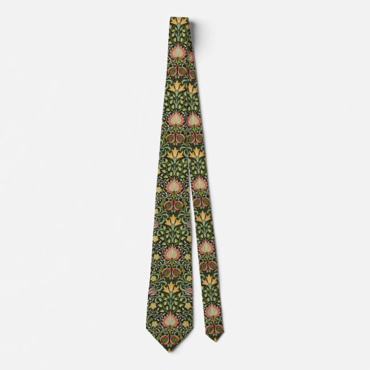 William Morris Persischer Floral Botanischer Entwu Krawatte (Vorderseite)