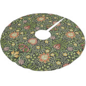 William Morris Persischer Floral Botanischer Entwu Polyester Weihnachtsbaumdecke (Schrägansicht)