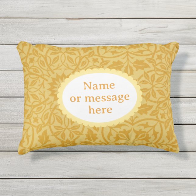 William Morris Personalisiert Floral Kissen Für Draußen (Vorderseite)