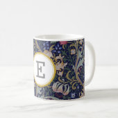 William Morris PERSONALISIERT INITIAL Kaffeetasse (VorderseiteRechts)