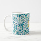 William Morris PERSONALISIERT INITIAL Kaffeetasse (Links)