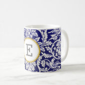William Morris PERSONALISIERT INITIAL Kaffeetasse (VorderseiteRechts)